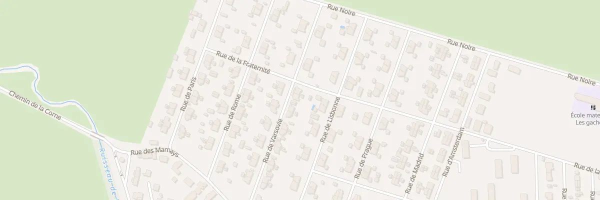 Plan du 26 Rue de Varsovie à Gueugnon