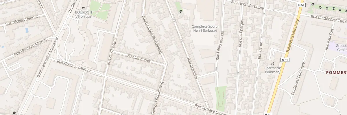 Plan du 35 Rue Georges Boussinesq à Reims