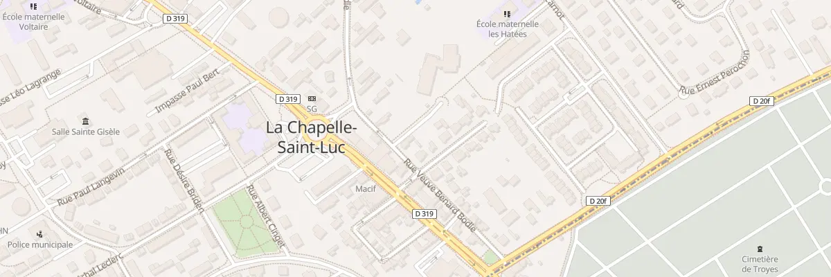 Plan du 10 Rue Veuve Benard Bodie à La Chapelle-Saint-Luc
