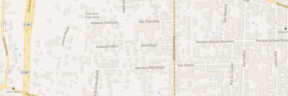 Plan du 99 Rue Peillon à Riorges