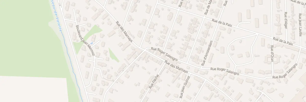 Plan du 26 Rue des Marnays à Gueugnon