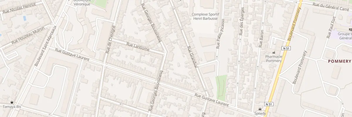 Plan du 41 Rue Georges Boussinesq à Reims