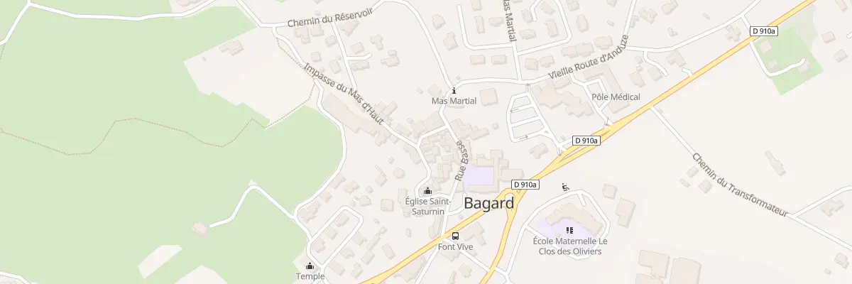 Plan du 14 Rue de l’Eglise à Bagard