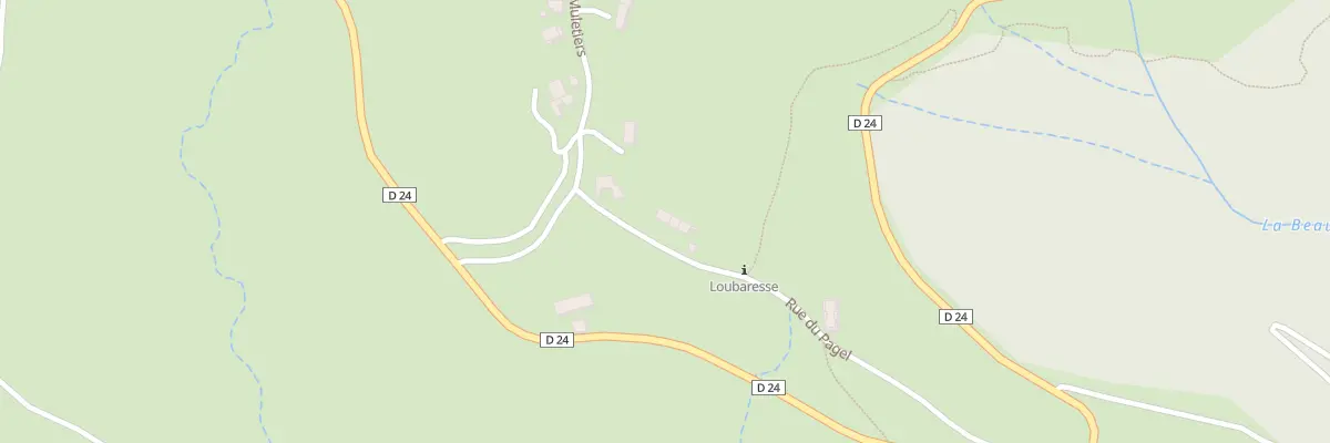 Plan du 5003 Le Bourg à Loubaresse