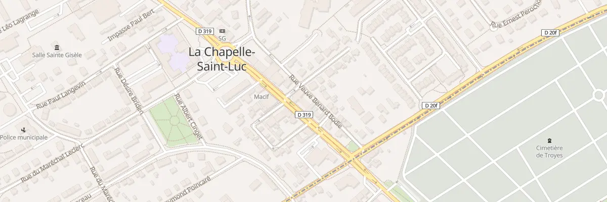 Plan du 1D Rue Veuve Benard Bodie à La Chapelle-Saint-Luc