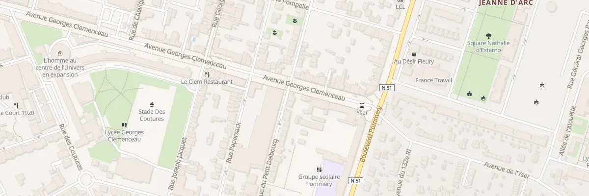 Plan du 45 Rue Petit Delbourg à Reims