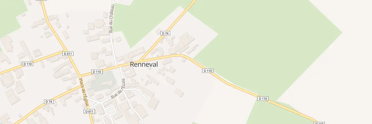 Plan du 6 Rte de Dolignon à Renneval