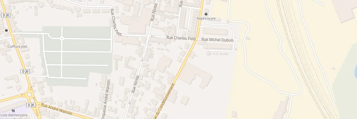 Plan du 10 Rue du Conditionnement à Fourmies