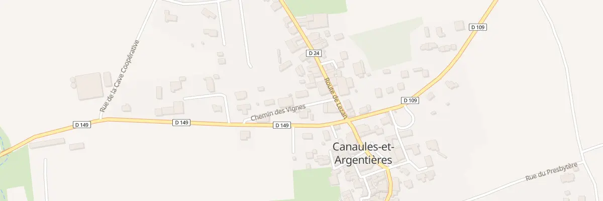 Plan du 5152 Che des Vignes à Canaules-et-Argentières
