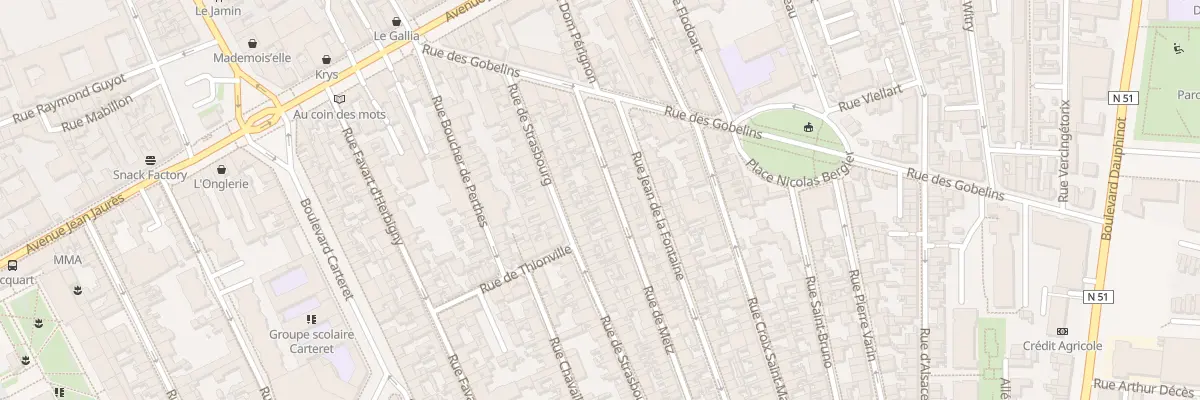 Plan du 26 Rue de Metz à Reims