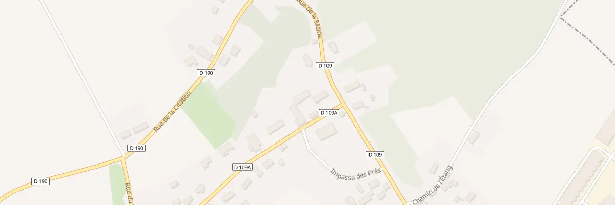 Plan du 1 Rue Du Gue à Roncenay