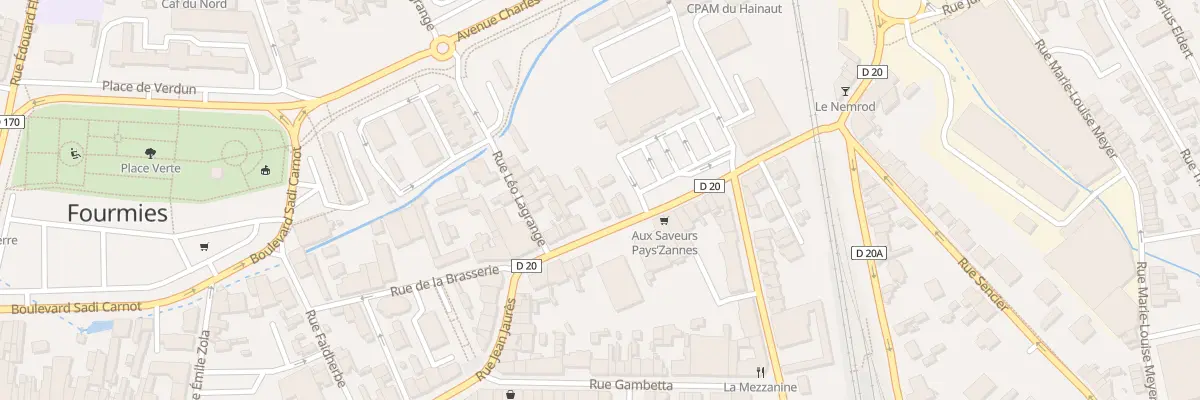 Plan du 49 Rue Jean Jaurès à Fourmies