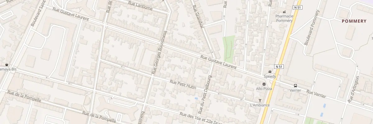 Plan du 58 Rue Gustave Laurent à Reims