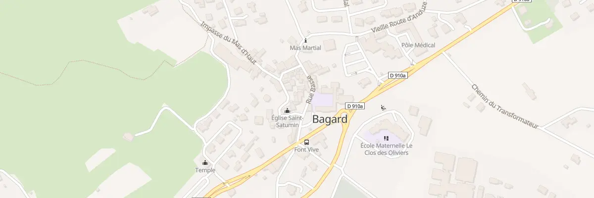 Plan du 4 Rue de l’Eglise à Bagard