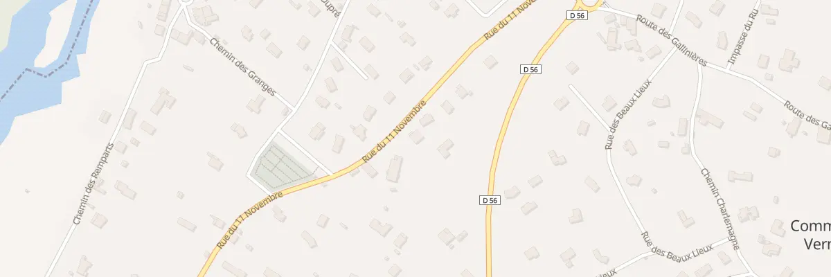 Plan du 253 Rue du Onze Novembre à Commelle-Vernay
