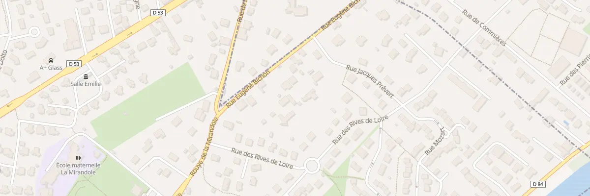 Plan du 113 Rue Eugène Bichon à Villerest