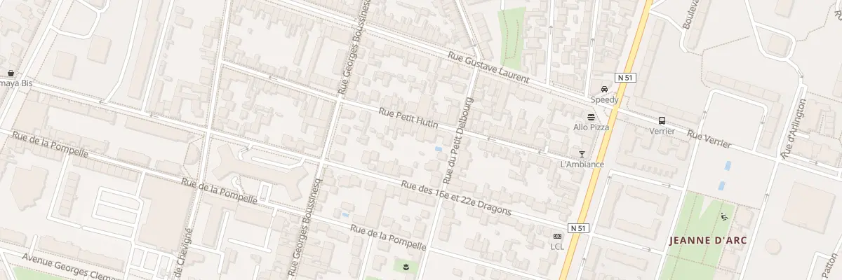 Plan du 42 Rue Petit Hutin à Reims