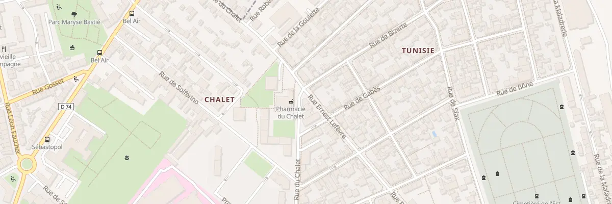 Plan du 116 Rue du Chalet à Reims