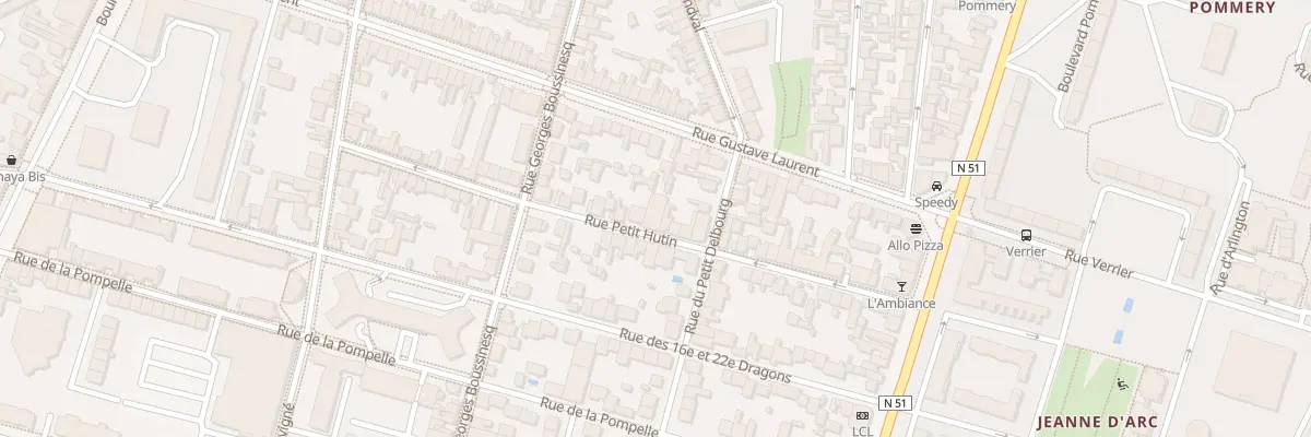 Plan du 39B Rue Petit Hutin à Reims