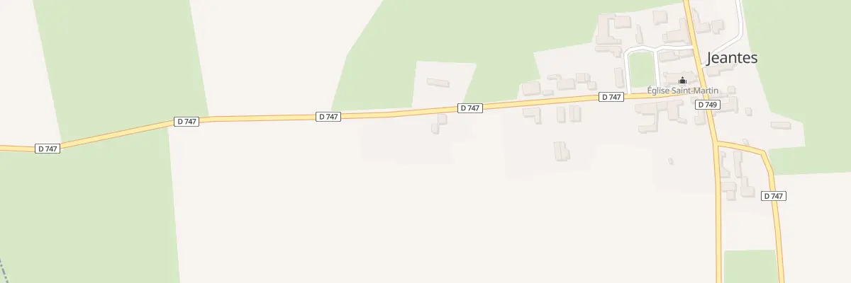 Plan du 13 Rte de Bancigny à Jeantes