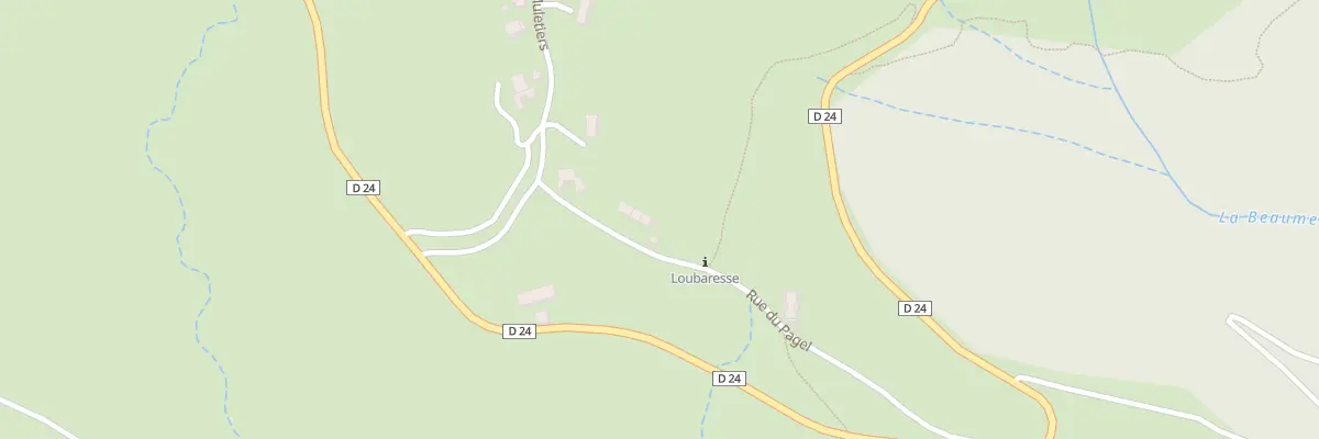 Plan du 5052 Che du Pagel à Loubaresse