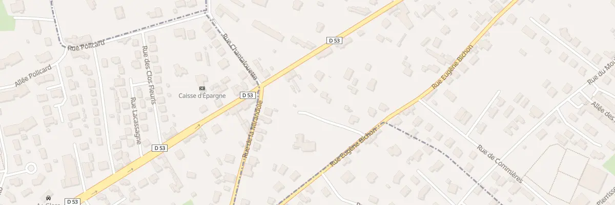 Plan du 96 Rue Eugène Bichon à Roanne
