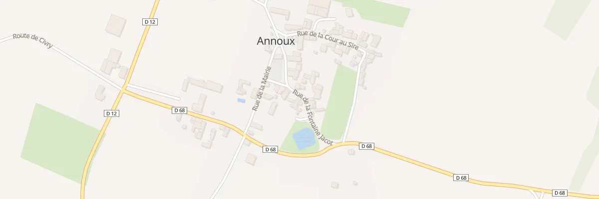 Plan du 18 Le Village à Annoux