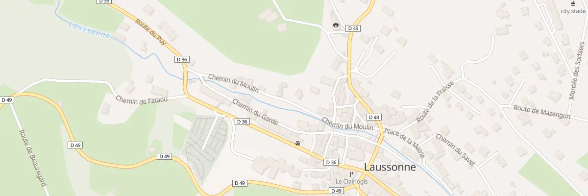 Plan du 8 Che du Moulin à Laussonne