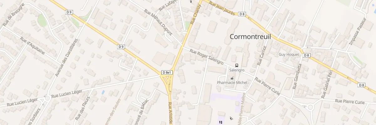 Plan du 2B Rue Roger Salengro à Cormontreuil