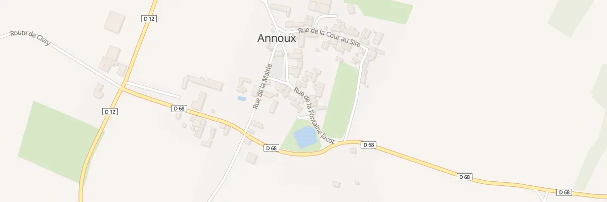 Plan du 19 Le Village à Annoux