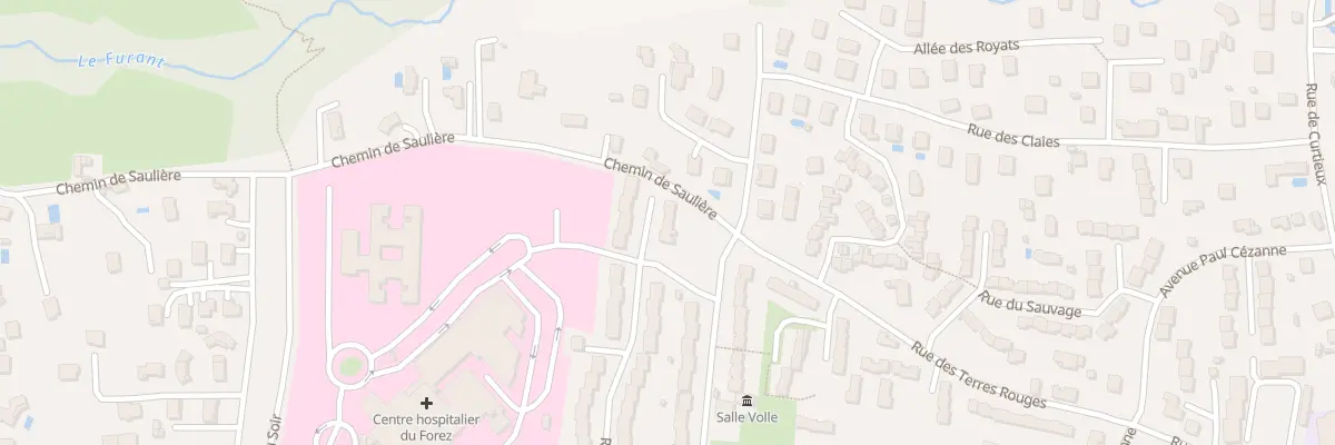 Plan du 31 Rue des Terres Rouges à Montbrison