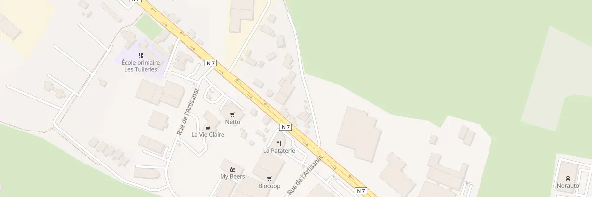 Plan du 38 Rte de Paris à Mably