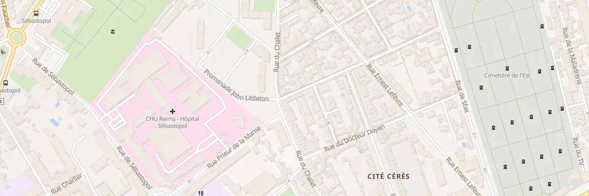 Plan du 80 Rue du Chalet à Reims
