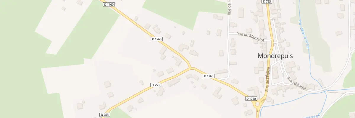 Plan du 1 Rue Neuve à Mondrepuis