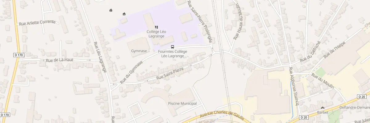 Plan du 37 Rue Saint Pierre à Fourmies