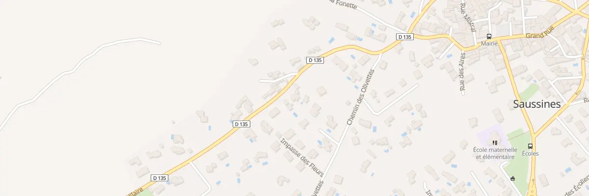 Plan du 573 Av de Saint-hilaire à Saussines