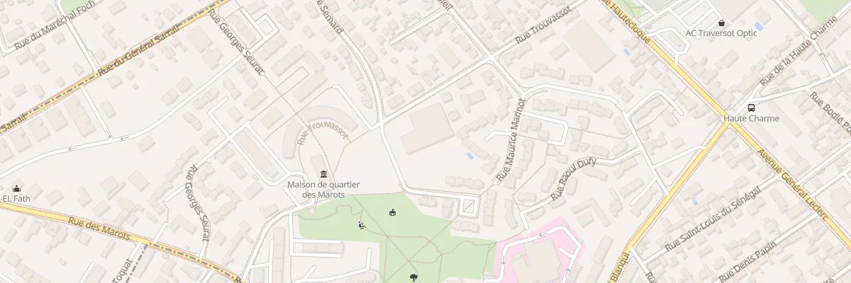 Plan du 21 Rue Trouvassot à Troyes