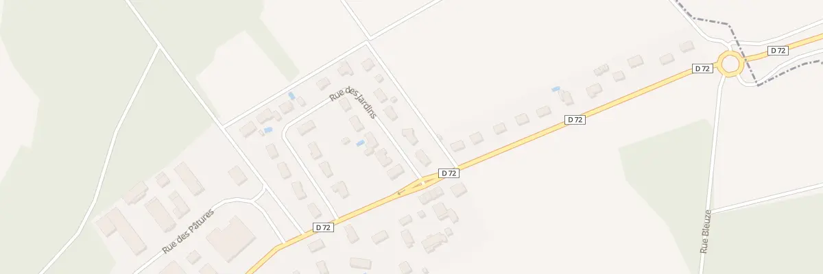 Plan du 25 Rue des Jardins à Saint-Pouange
