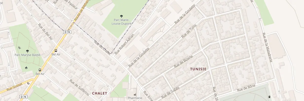 Plan du 14 Rue de la Goulette à Reims