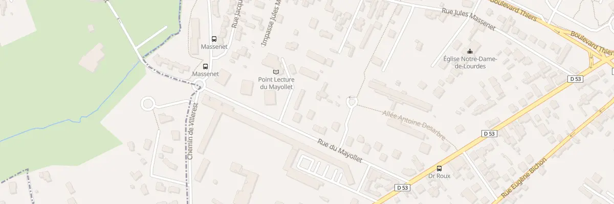 Plan du 26 Rue du Mayollet à Roanne