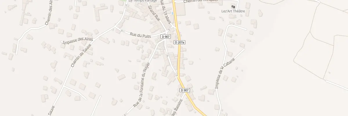 Plan du 7 Rue des Bourgades à Lézan