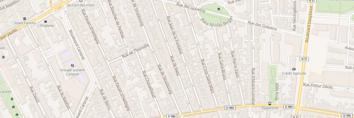 Plan du 41 Rue de Metz à Reims