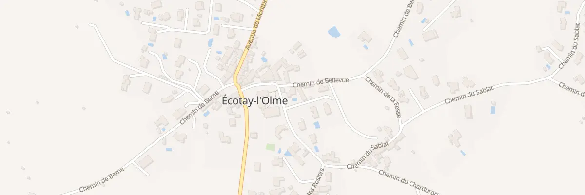 Plan du 2B Che de Bellevue à Écotay-l’Olme