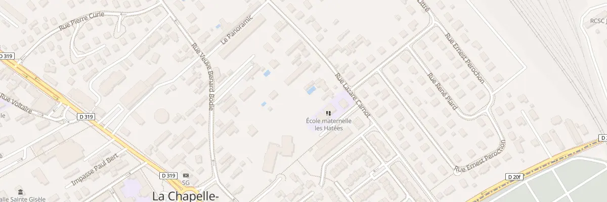 Plan du 9 Rue Lazare Carnot à La Chapelle-Saint-Luc