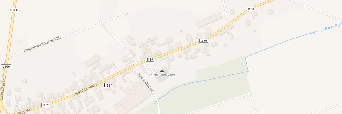 Plan du 32 Rue Principale à Lor
