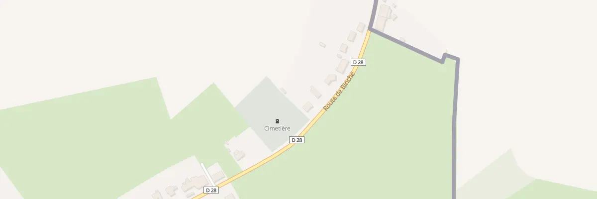 Plan du 55 Rue de Binche à Vieux-Reng