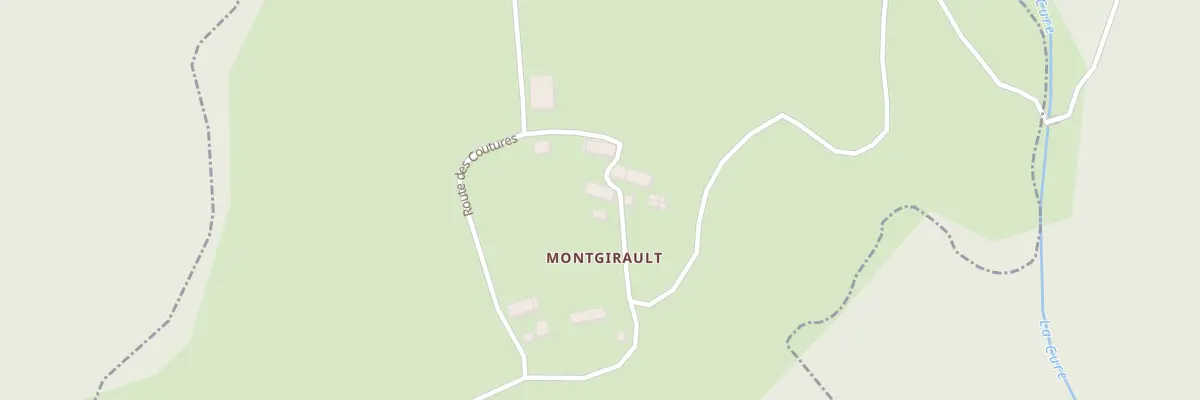 Plan du 6 Rte des Coutures à Montsauche-les-Settons
