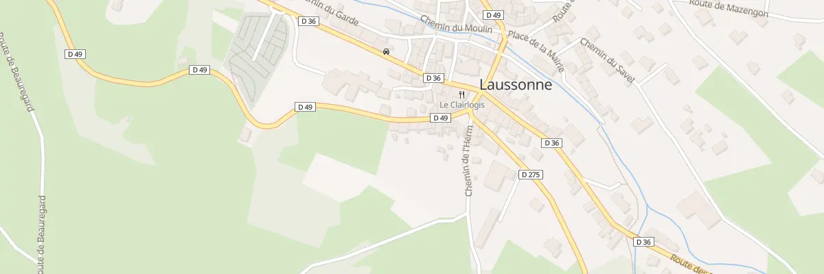 Plan du 11 Rte du Monastier à Laussonne