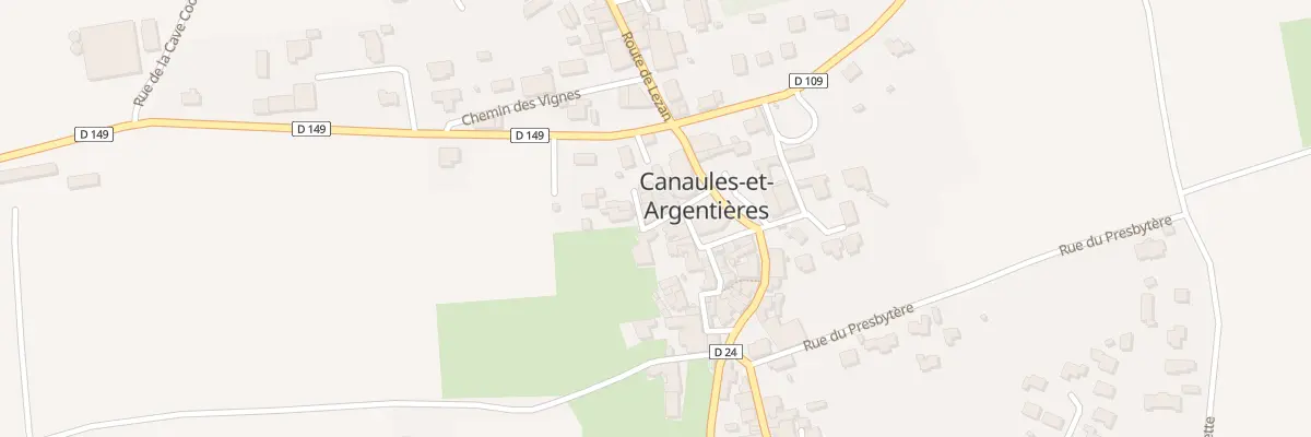 Plan du 5031 Le Village à Canaules-et-Argentières