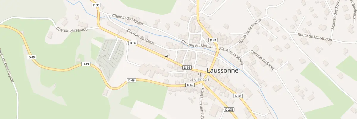 Plan du 8 Rte du Puy à Laussonne